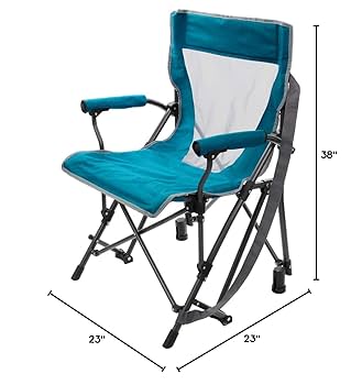 Amazon.com: Zenithen Portable Padded Hard Arm Outdoor Rocker